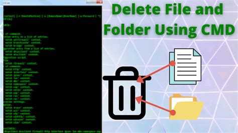 How To Delete File Or Folder Using Cmd
