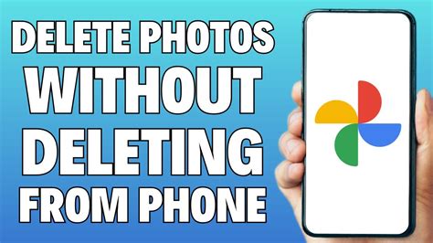 how to delete files from google photos without deleting from device