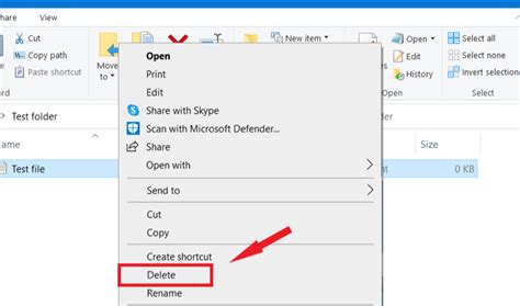 how to delete files in file manager