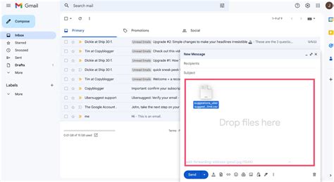 how to delete files in gmail