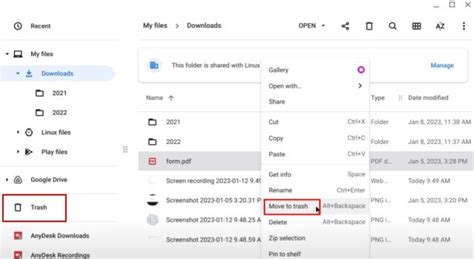 how to delete files on chromebook that won't delete
