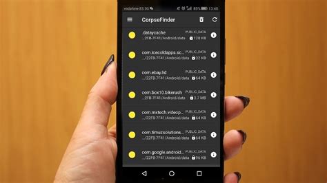 how to delete folder in mobile