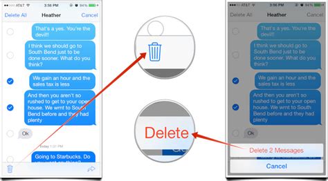 how to delete gif from messages on iphone