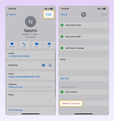 how to delete gmail contacts list on iphone