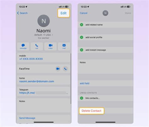 how to delete gmail contacts on iphone