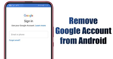 how to delete google account from android tablet
