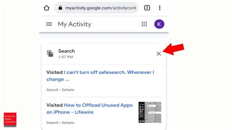 how to delete google history permanently on android