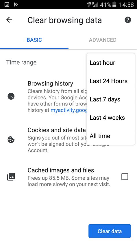 how to delete history in chrome shortcut