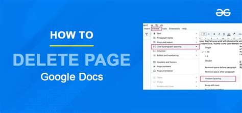 how to delete image from google docs