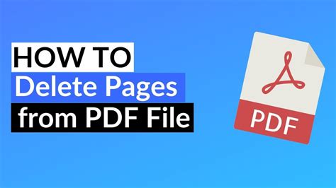 how to delete in a pdf file