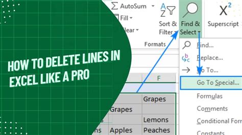 5 Ways Delete Excel Lines