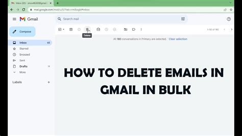 How To Delete Mail In Bulk In Gmail