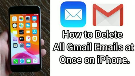 how to delete mails from gmail in iphone