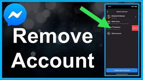 how to delete messenger account on android phone