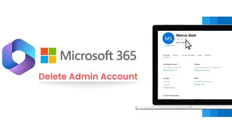 how to delete microsoft 365 admin account