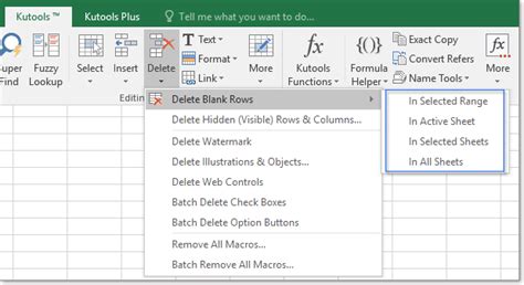 how to delete multiple blank rows in excel