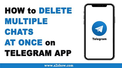 how to delete multiple chats in telegram x
