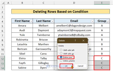 how to delete multiple columns in excel with condition