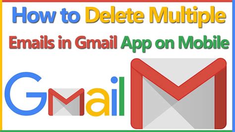 how to delete multiple emails in gmail on my phone