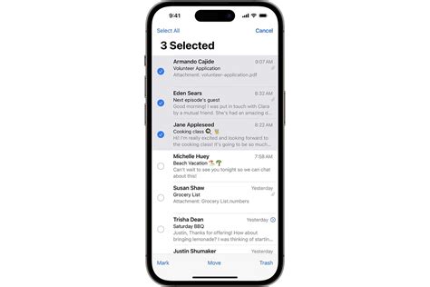 how to delete multiple emails on iphone 12
