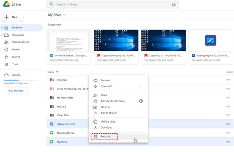how to delete multiple files in google drive at once