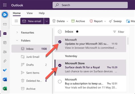 how to delete multiple messages on mail