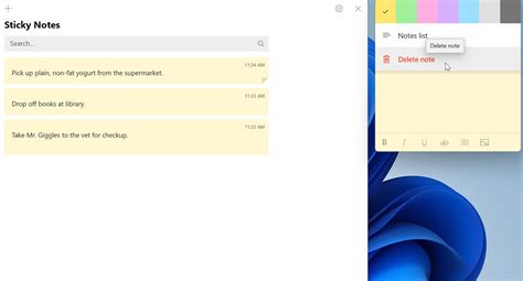 How To Delete Multiple Sticky Notes