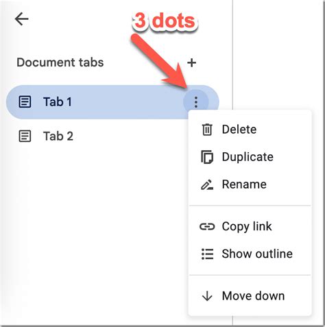 how to delete multiple tabs in google docs
