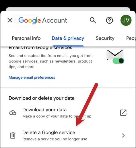 how to delete my gmail account from websites