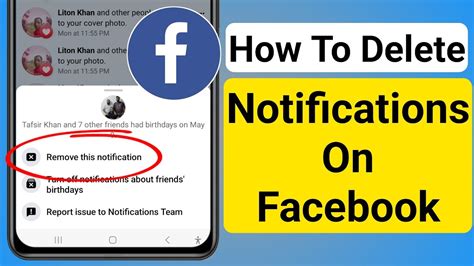 How To Delete Notifications In Facebook