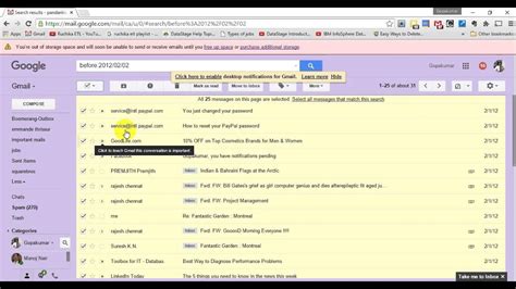 how to delete old emails in gmail account
