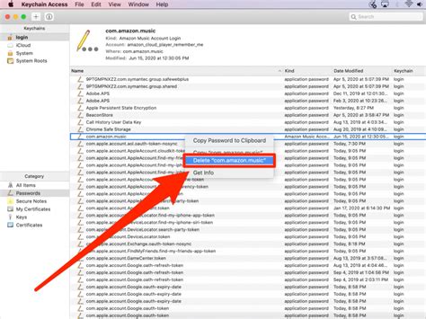 how to delete old passwords on mac
