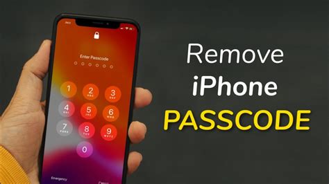 how to delete passcode on iphone xr