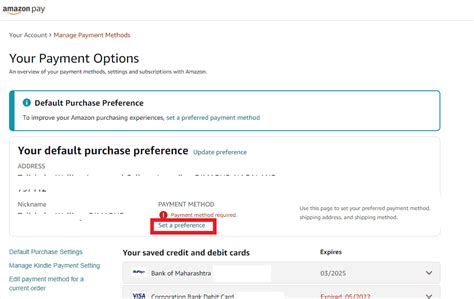 how to delete payment method on aws