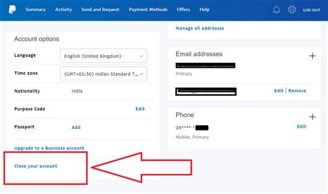 how to delete paypal account 2023