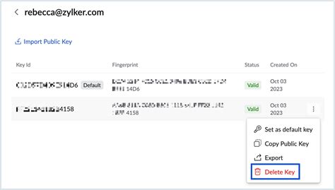 How To Delete Pgp Keys