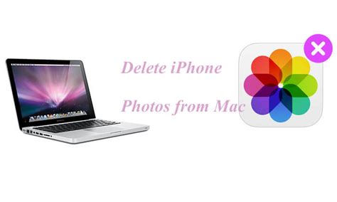 how to delete photos from iphone in mac