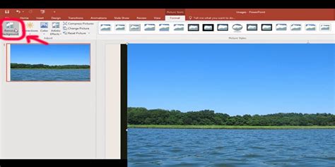 how to delete picture background in powerpoint