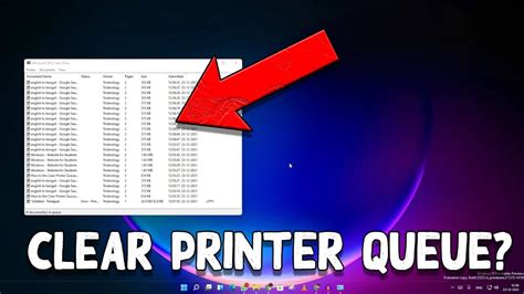 How To Delete Printer Queue