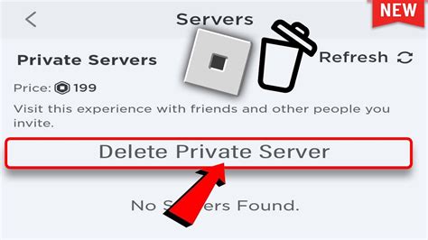 how to delete private servers in roblox｜TikTok Search