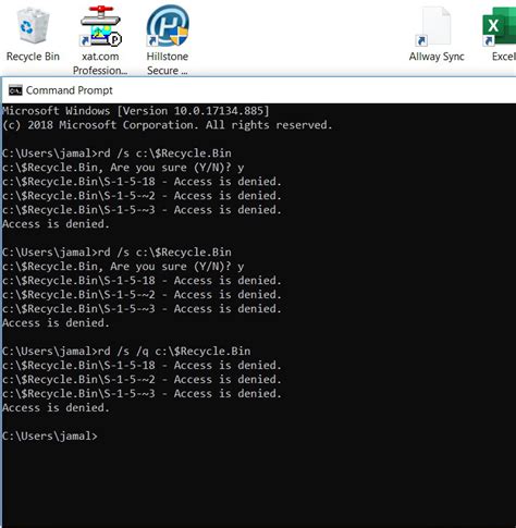 How To Delete Recycle Bin Using Cmd
