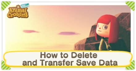 how to delete save data on switch animal crossing