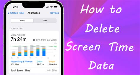 how to delete screen time code