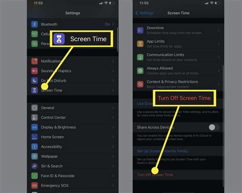 how to delete screen time from settings