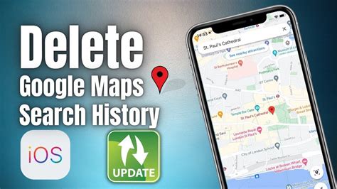 how to delete search history on iphone google map
