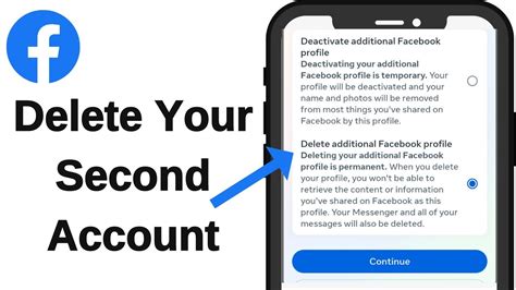How To Delete Second Profile On Facebook