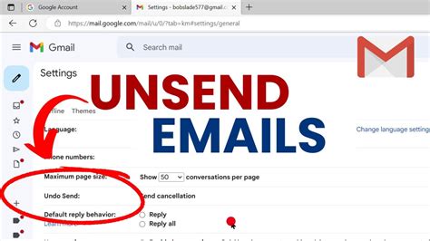 how to delete sent email for everyone on gmail