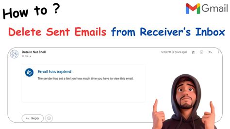 how to delete sent email in gmail from receiver