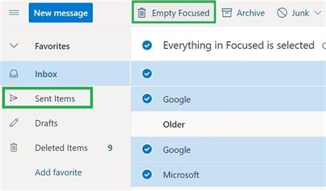 how to delete sent email in outlook both sides