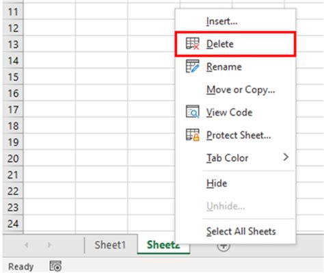 How To Delete Sheets In Excel Using Keyboard